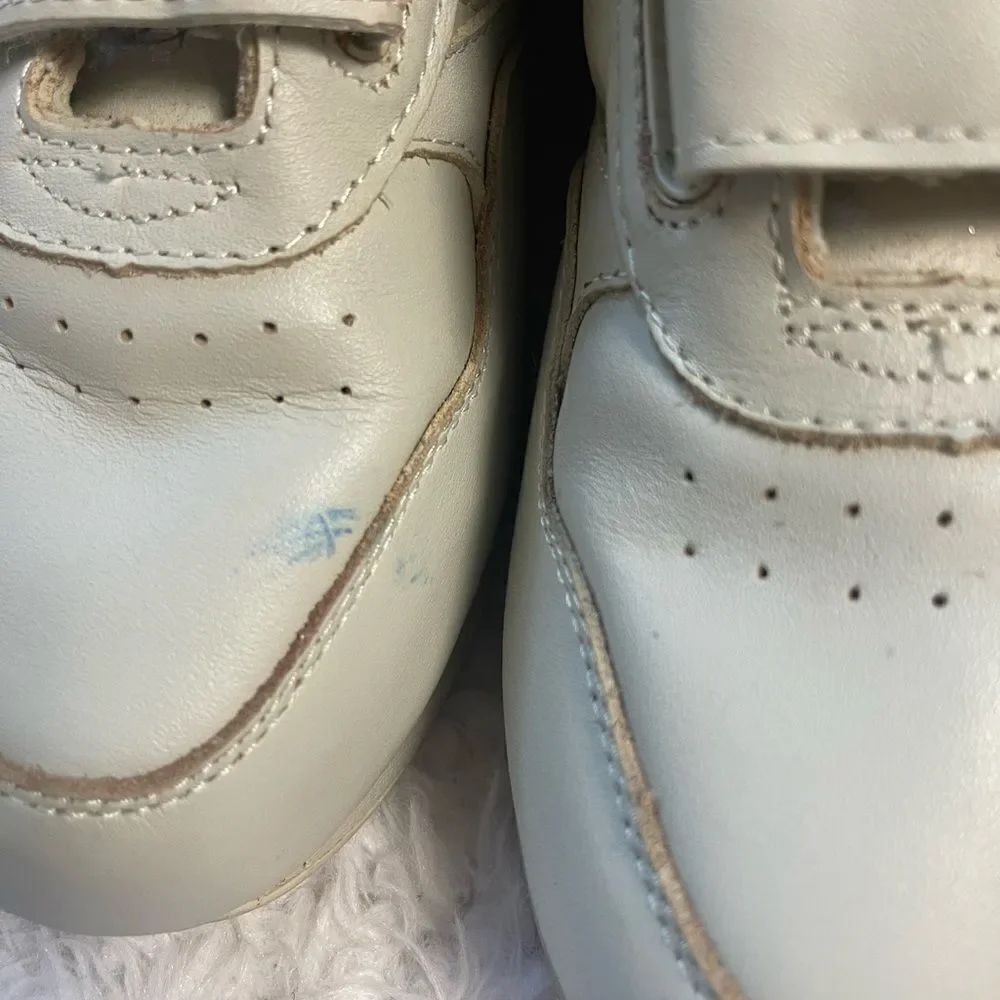 Propet Men's Life Walker Strap Comfort Walking Shoes Leather Beige Size 7